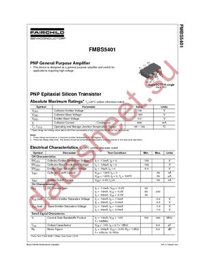 FMBS5401 datasheet  